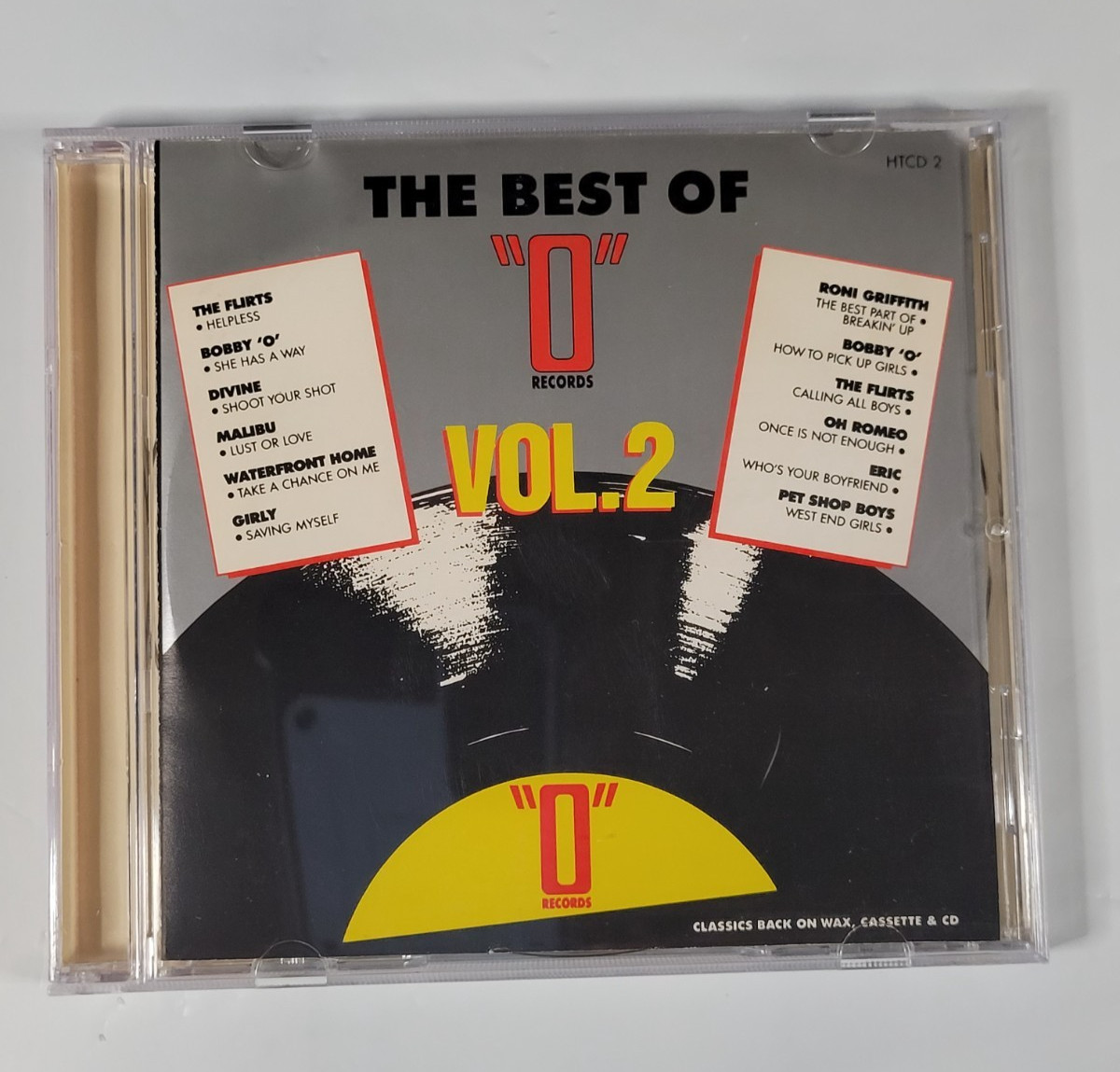 The Best of “O” Records Vol. 2 Various Artists 1989 Electronic Dance Pop Used CD