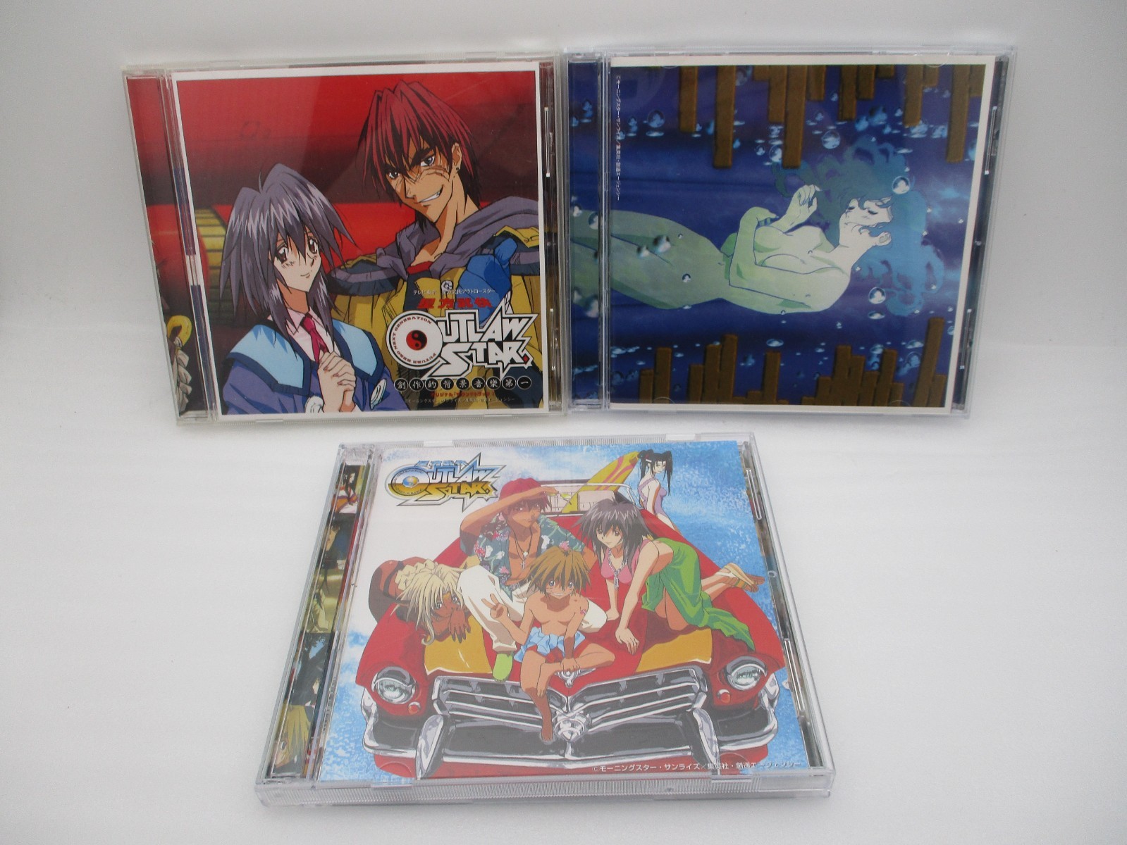 OUTLAW STAR 3CDs Original Soundtrack 1, 2, Sound & Scenario track Japan import