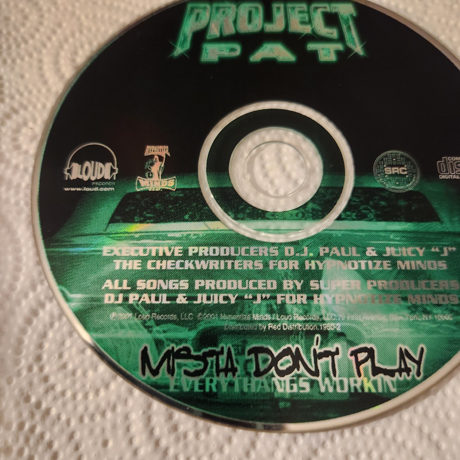 Project Pat – Mista Don’t Play CD Rap Album Memphis Rap Chickenhead RARE HTF