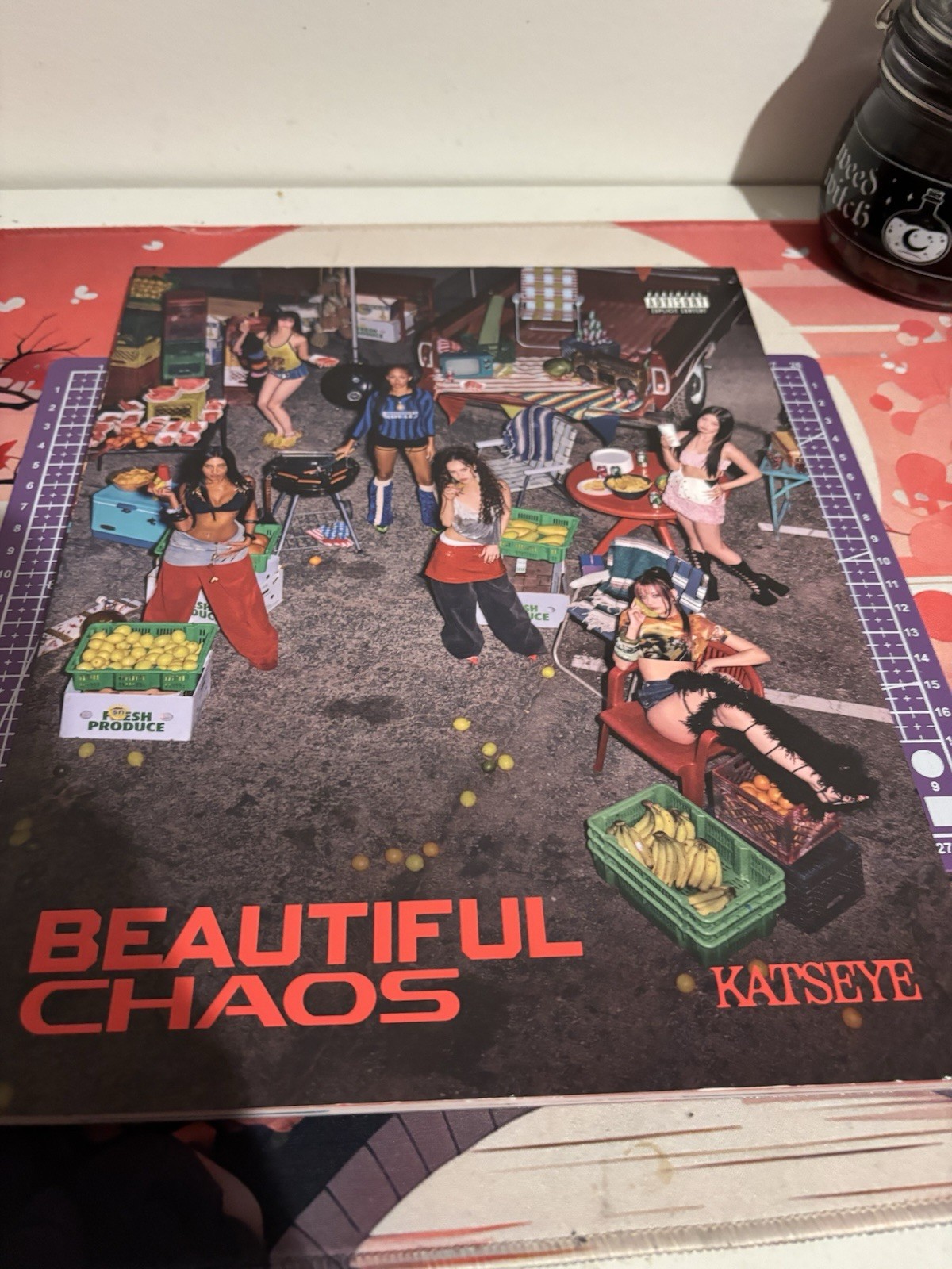 KATSEYE Beautiful Chaos (2025) Pop Album CD, HYBE x Geffen, Cardboard Sleeve