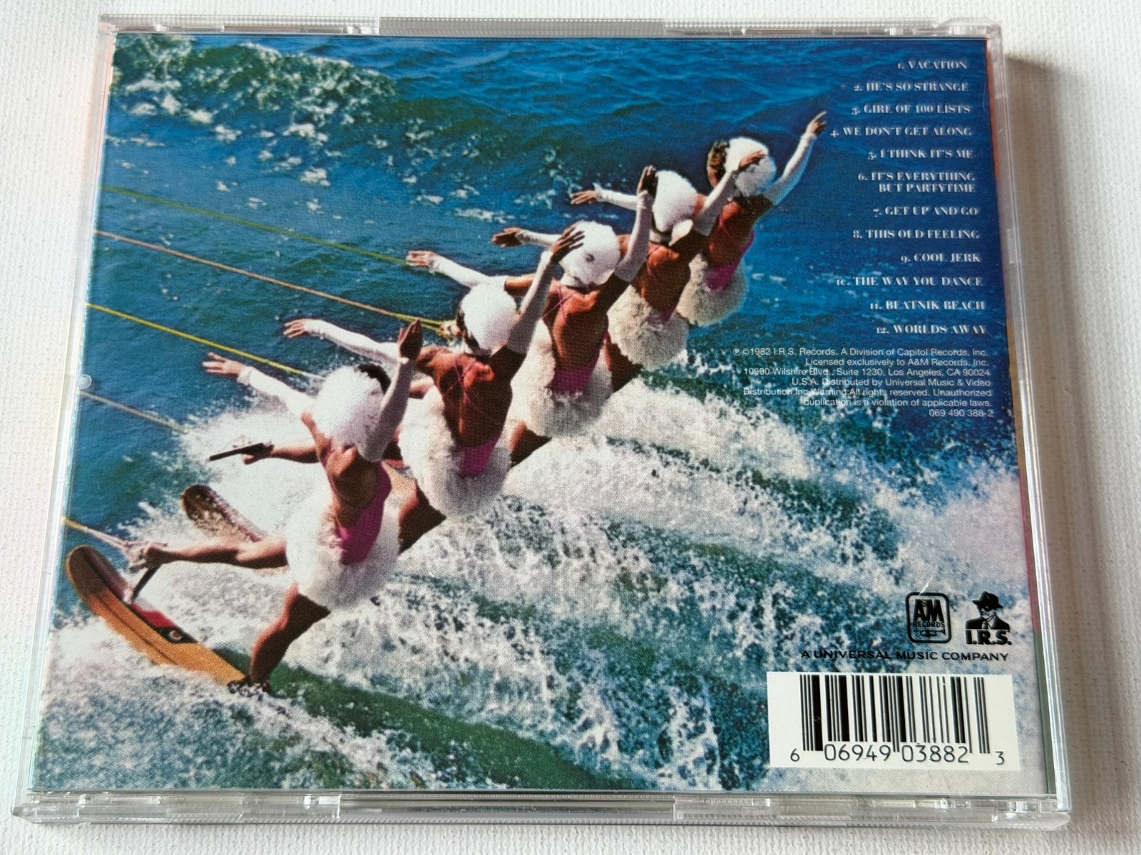 The Go-Go’s – Vacation – CD – Digitally Remastered – GREAT CONDITION