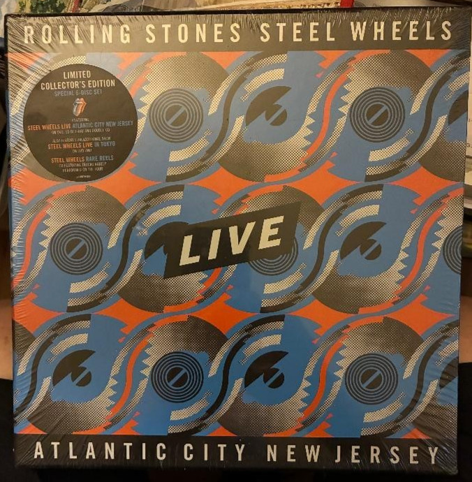 Rolling Stones Steel Wheels LIVE Box SEALED CD DVD Blu-Ray Atlantic City Tokyo