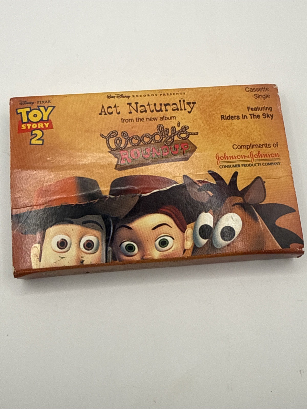 Rare Toy Story 2 Single Act Naturally Promotional Johnson&johnson