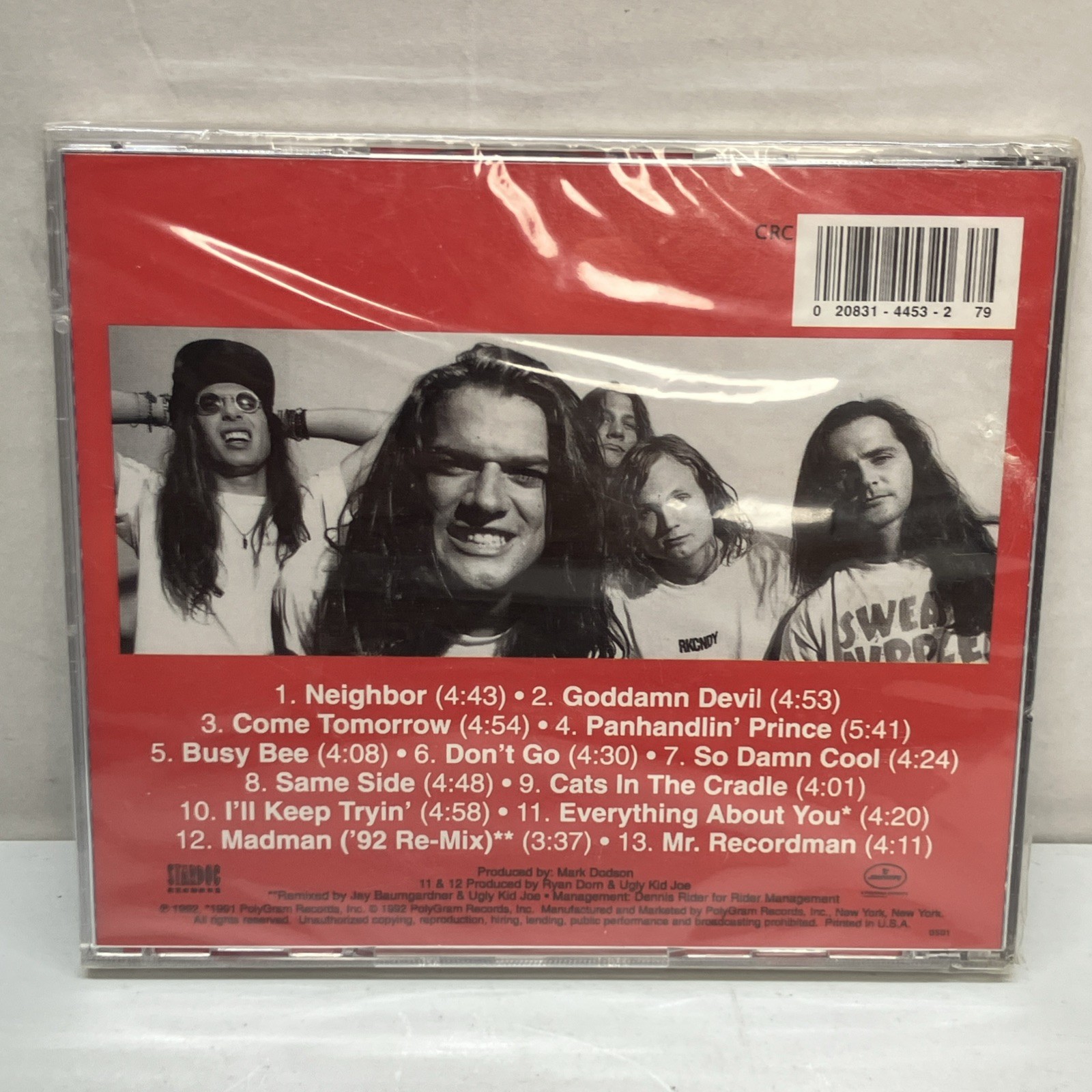 Ugly Kid Joe America’s Least Wanted CD Sealed Brand New Parental Advisory