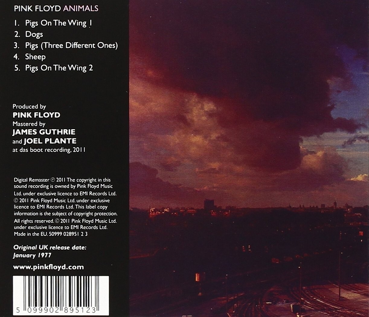 Pink Floyd – Animals CD – Tenth Studio Album – NEW