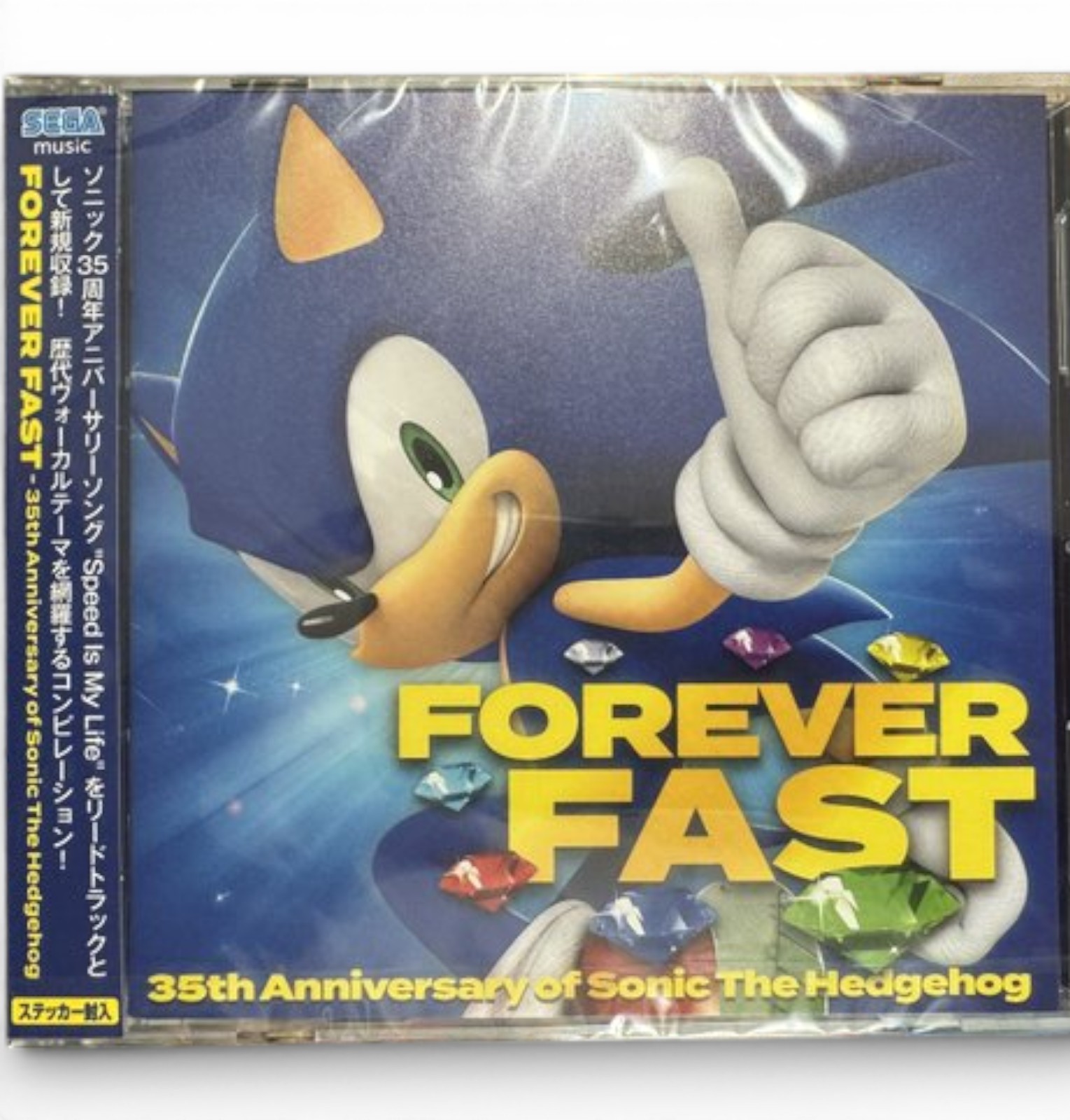 Forever Fast 35th Anniversary of Sonic The Hedgehog 2CD Wave Master CD New
