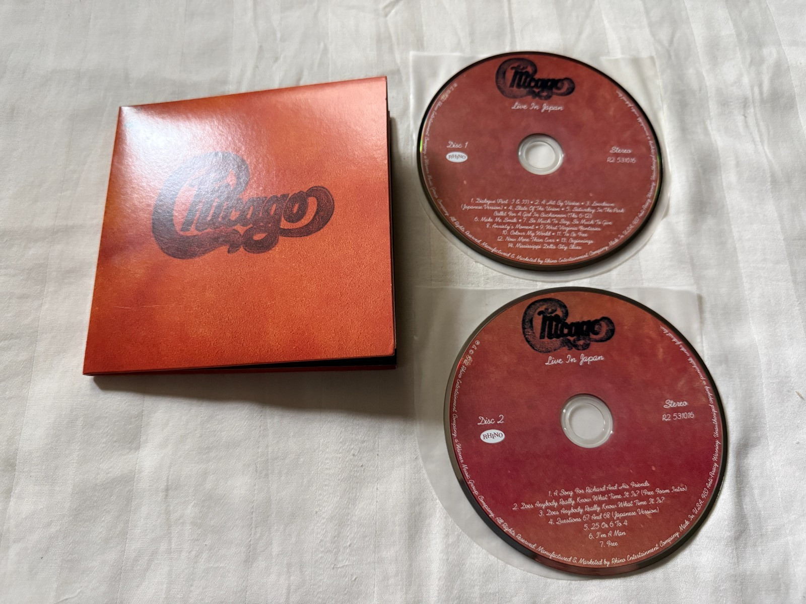 Chicago – Live in Japan 2CD 2014 Rhino 1972 70s Rock Vinyl Replica OOP RARE