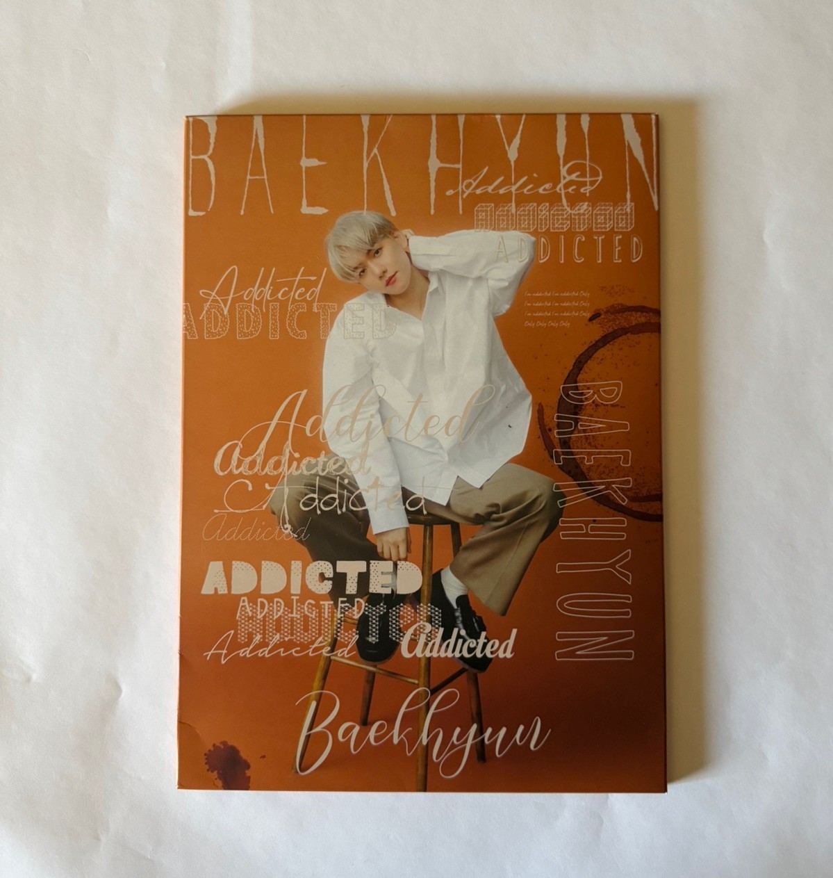 EXO BAEKHYUN Japan Solo CD Album Addicted Ver. First Limited No Pc