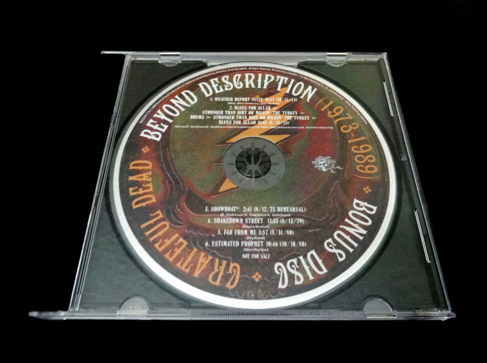 Grateful Dead Beyond Description Bonus Disc CD 1973 – 1989 from GDP Box Set 1-CD