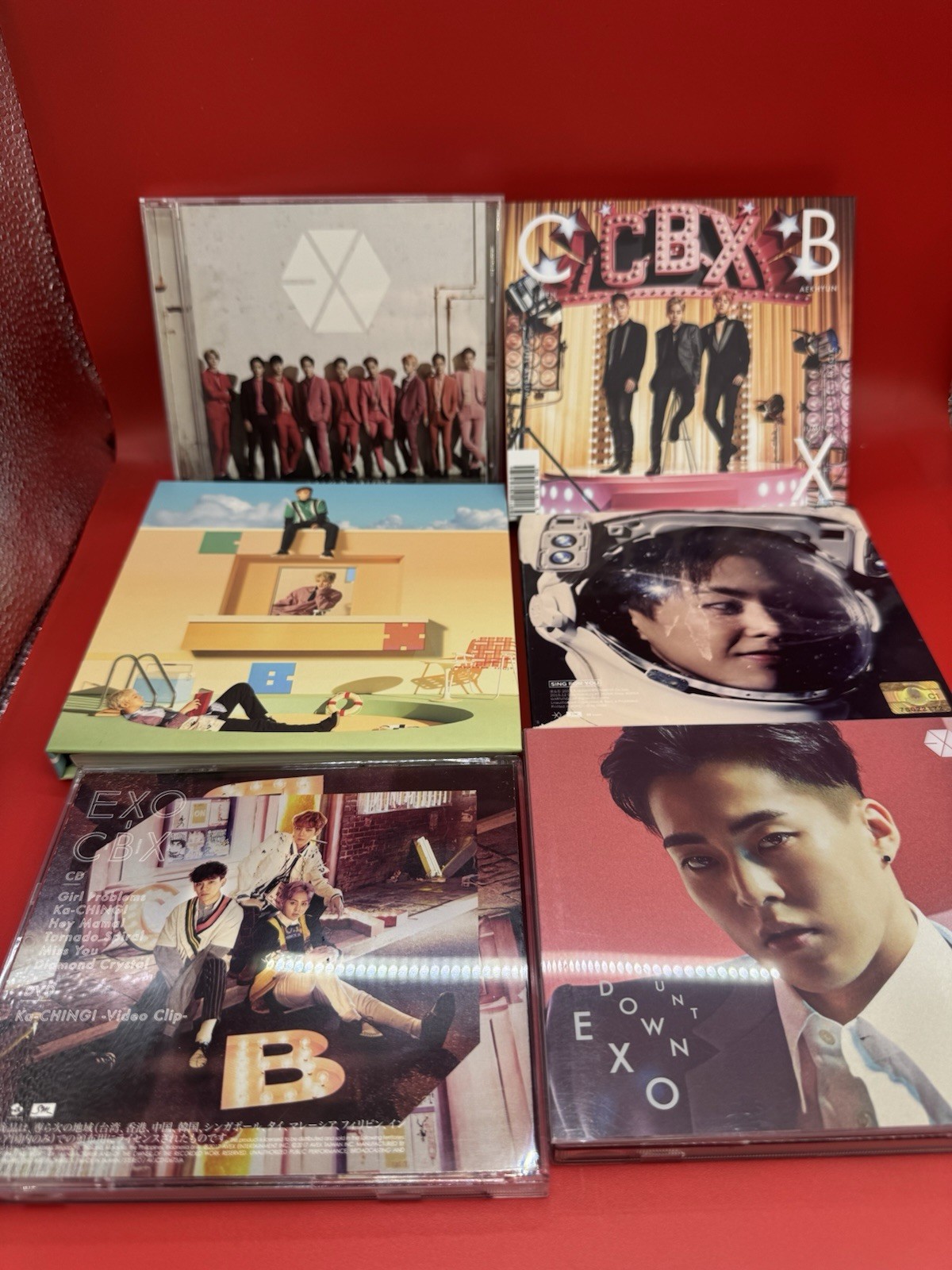 EXO EXO-CBX Kpop Album Lot Japan CD DVD Blu-ray Xiumin Baekhyun Chen