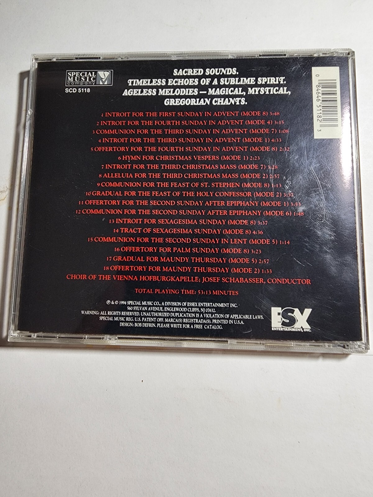 Mystical Chants -VG+ CD44