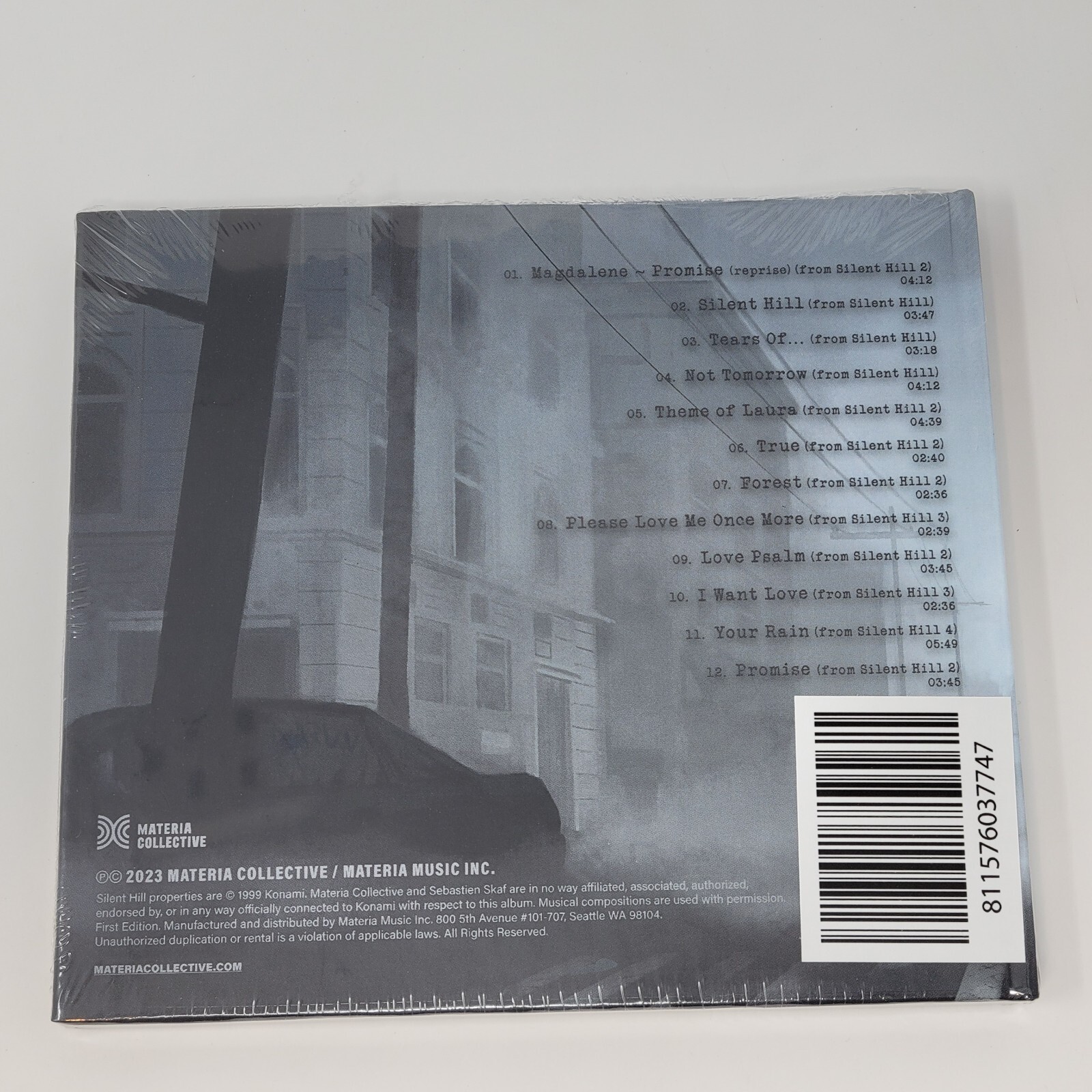 Piano Stories: Silent Hill – Audio CD – Sebastien Skaf -Music from 1, 2,3, and 4