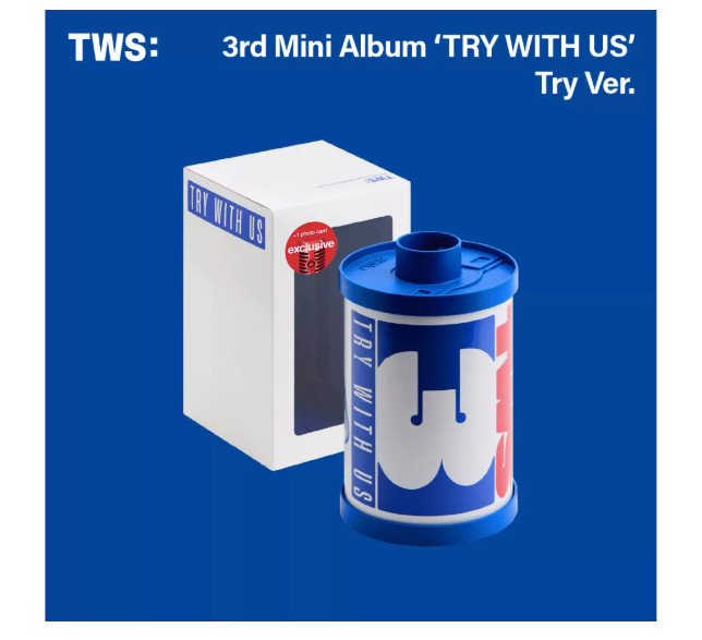 TWS: 3rd Mini Album – TRY WITH US (Exclusive, Try or Boy Ver, Mini CD) – NEW !!!