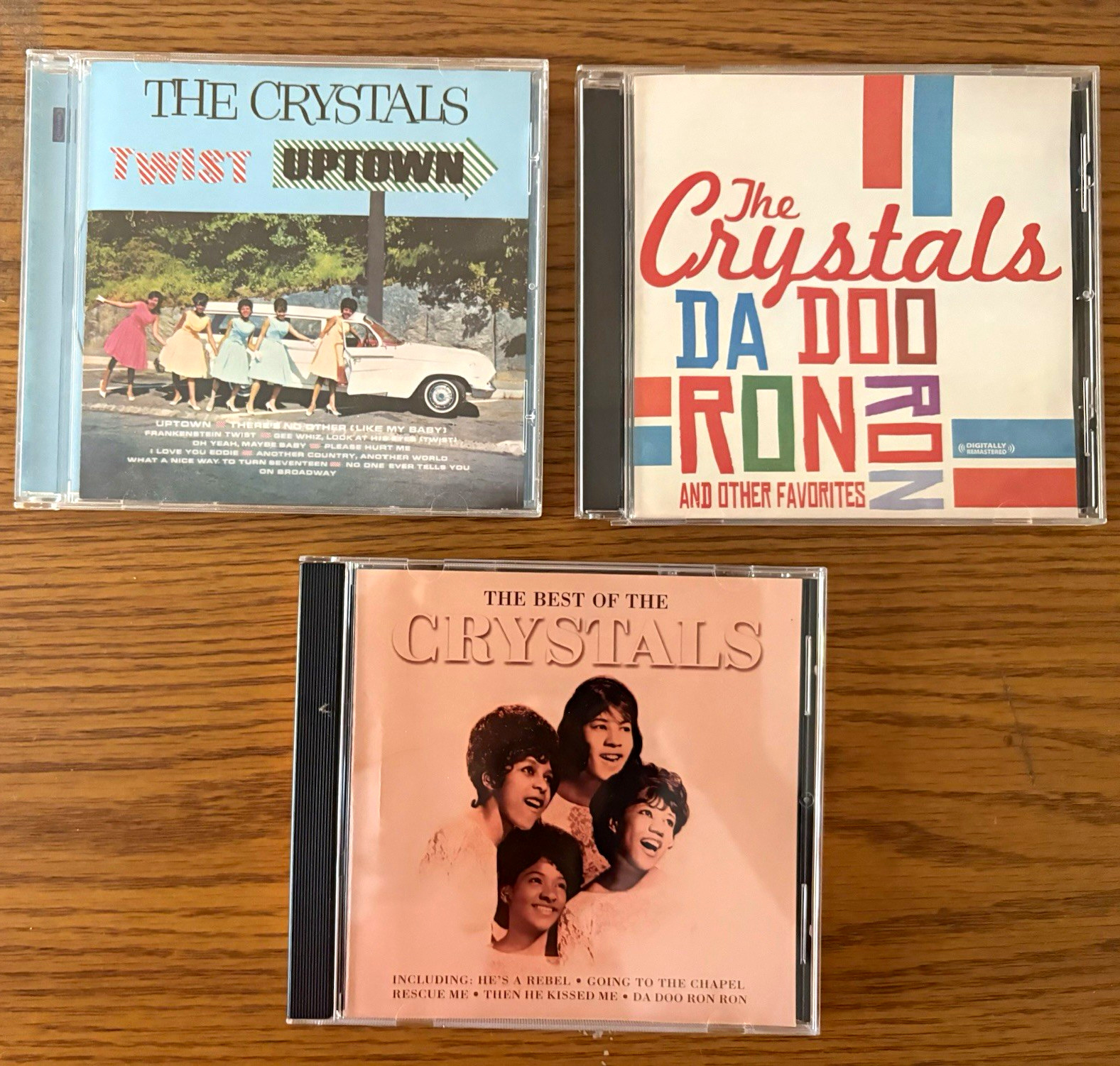 The Crystals 3x CD Lot: Twist Uptown / Da Doo Ron Ron – Phil Spector girl group