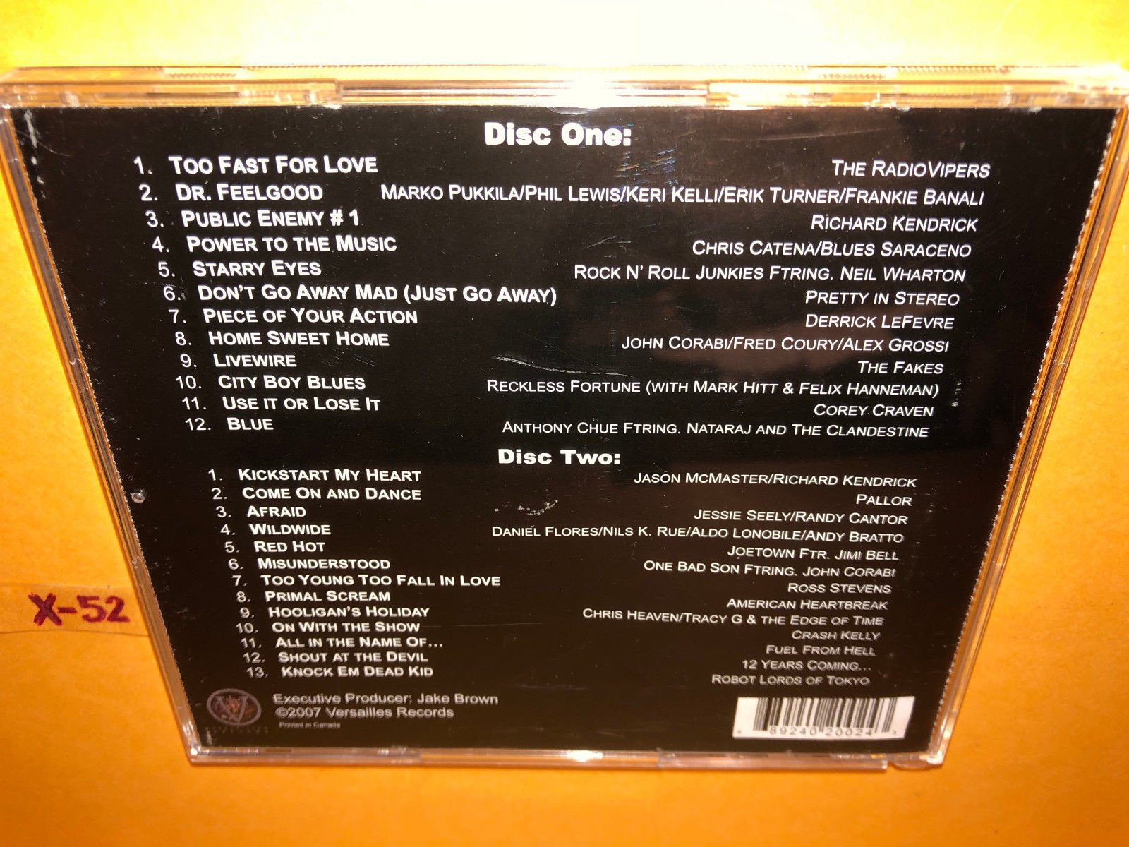 Motley Crue tribute CD Wasp Poison LA Guns Quiet Riot Warrant Ratt Dio PM Dawn