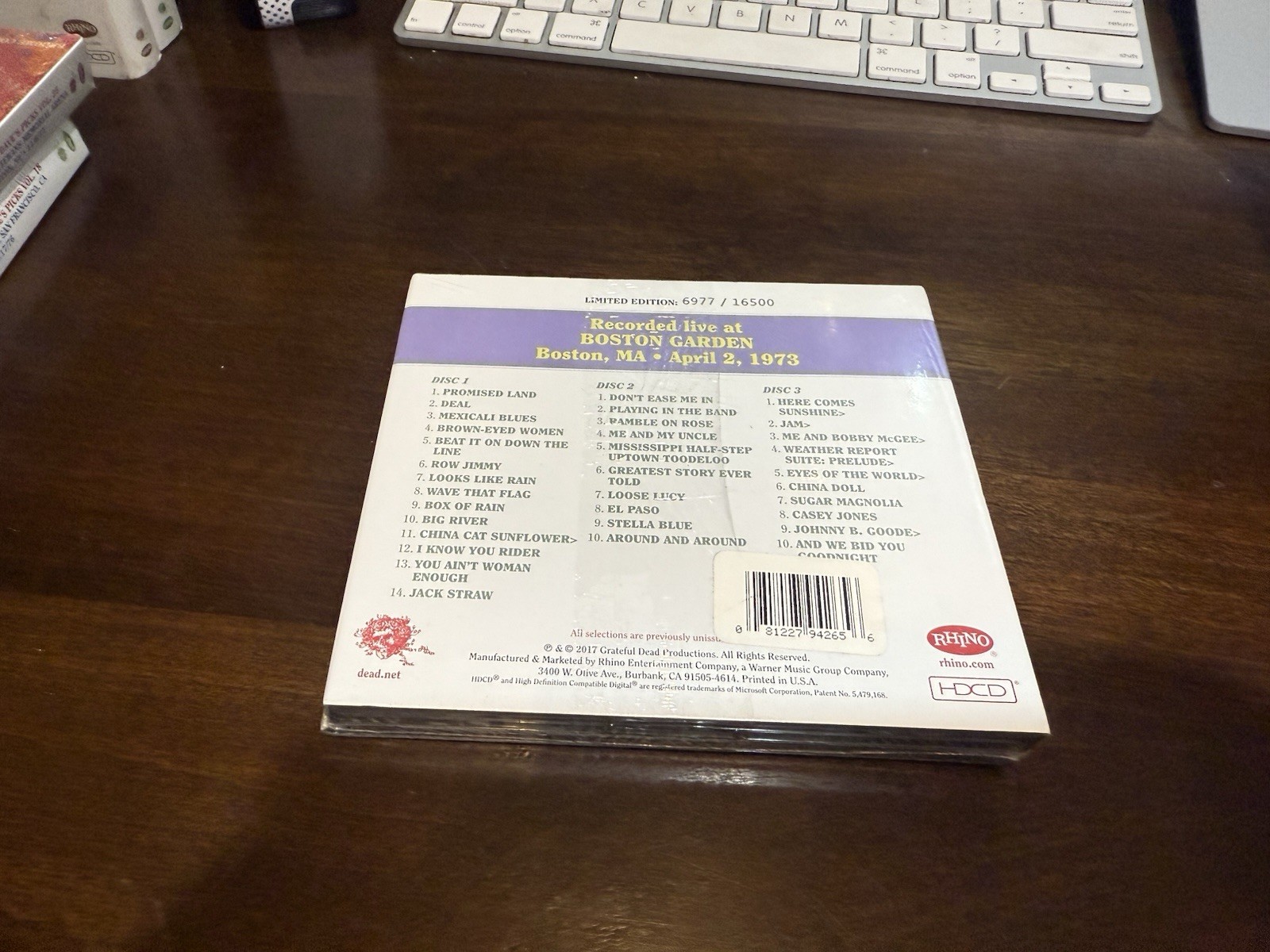 SEALED Grateful Dead Dave’s Picks 21 – # 15815 /16.5K – Boston Garden, MA ’73