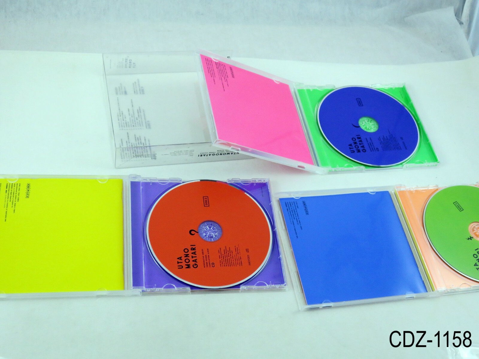 Utamonogatari + Blu-Ray 2 CD Bakemonogatari / Nise 2nd Music BD Import US Seller