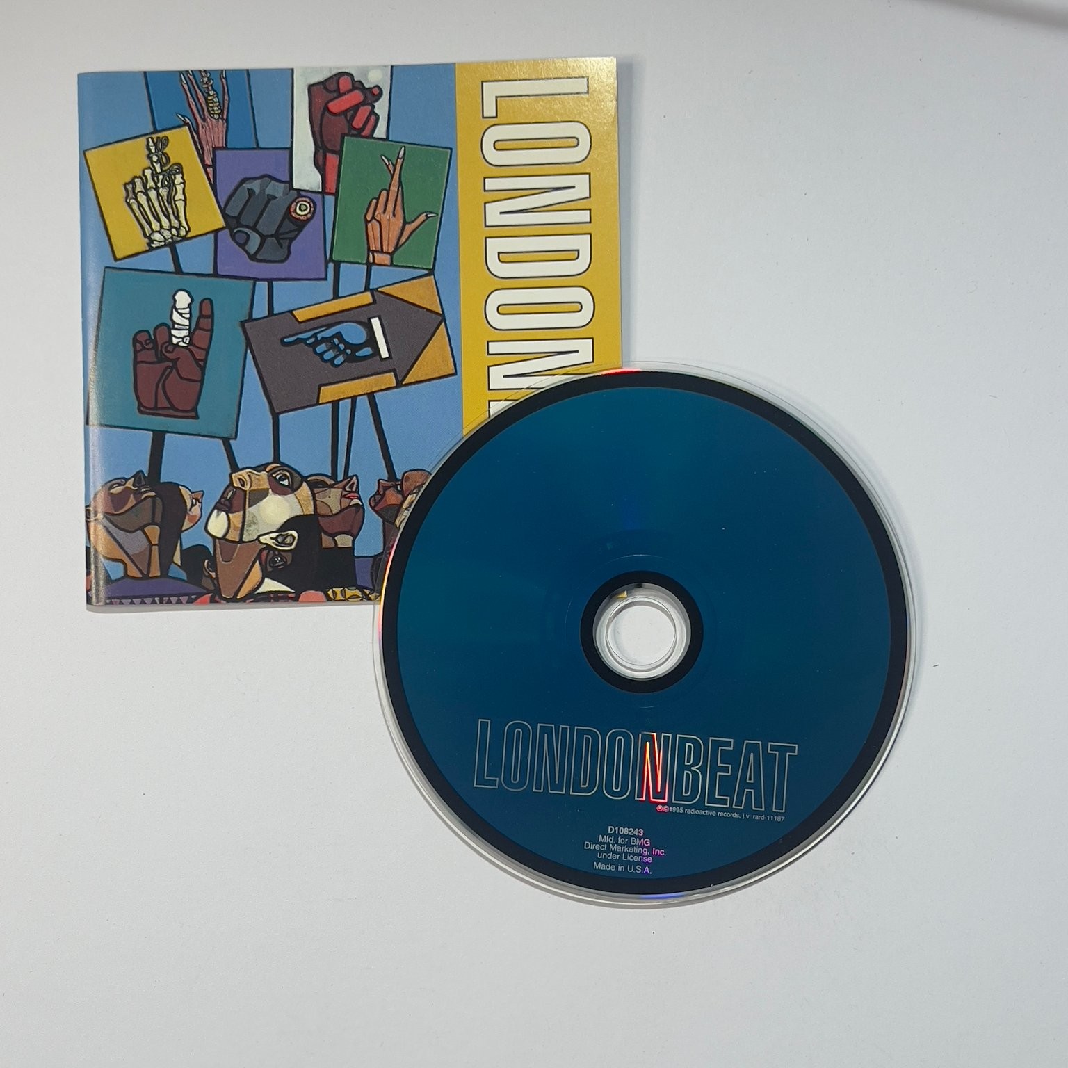 Londonbeat – Londonbeat CD 1995 Radioactive Pop Rock BMG CD & ARTWORK ONLY