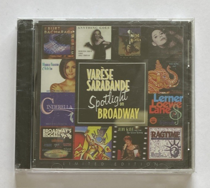 Varese Sarabande Spotlight On Broadway (CD, 1998, Limited Edition) Promo