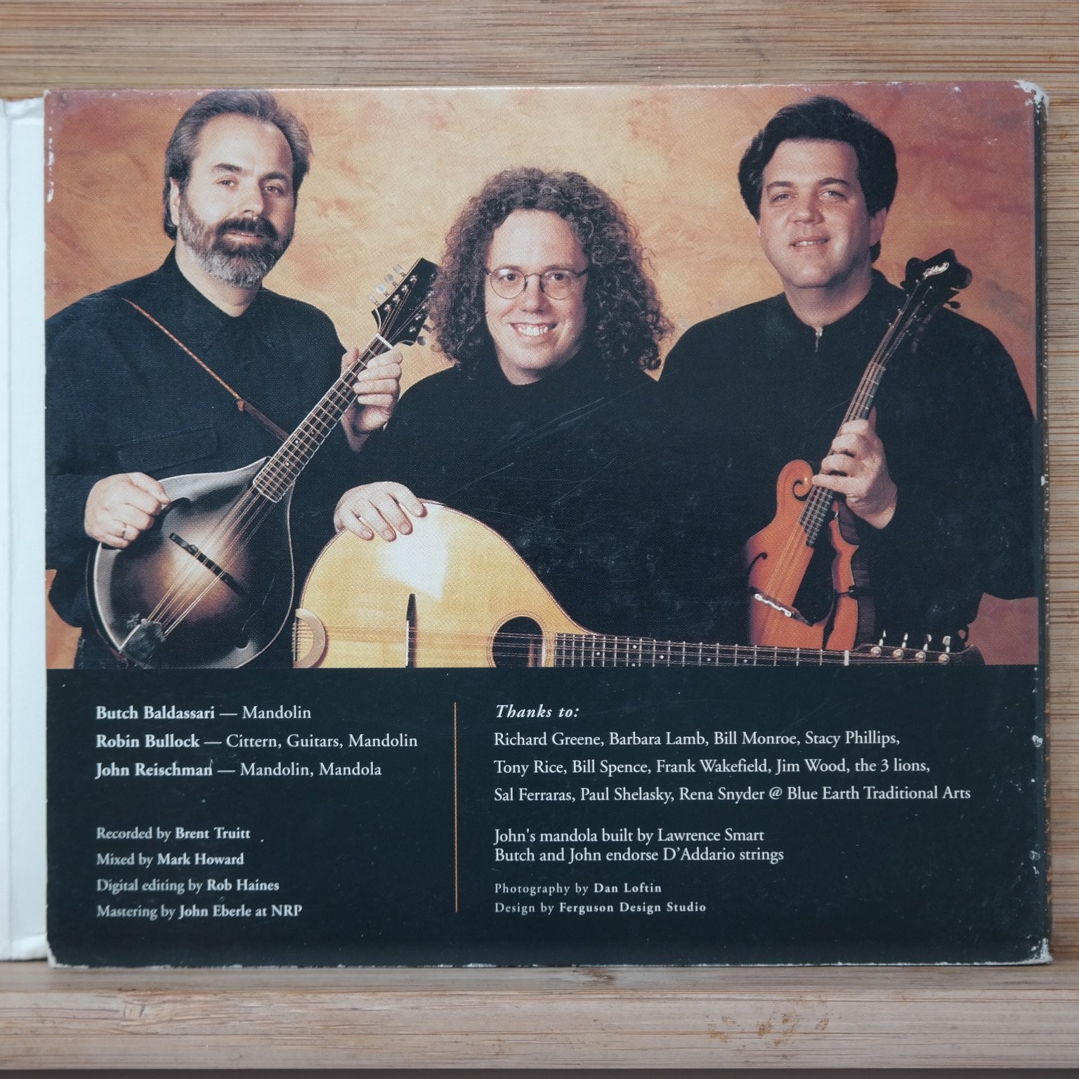 Travellers CD 1999 Acoustic Folk Butch Baldassari Robin Bullock SoundArt