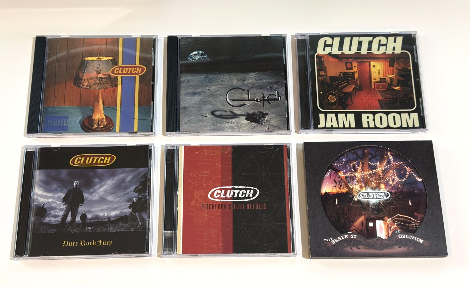 Clutch CD Lot Jam Room Pitchfork & Lost Needles Pure Rock Fury Hard Stoner Rock