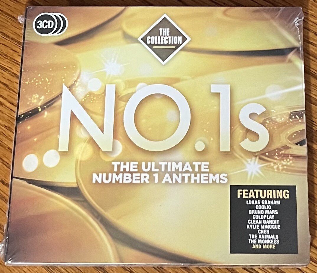 VARIOUS ARTISTS “NO 1’s THE COLLECTION” BRAND NEW ORIGINAL 2017 UK 3CD IMPORT