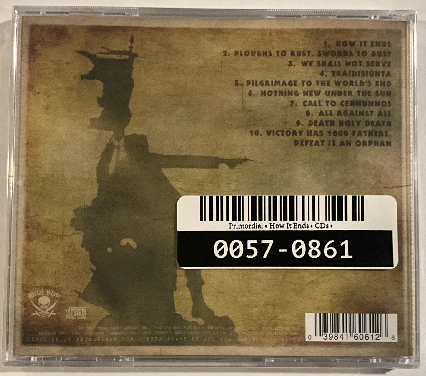 Primordial – How It Ends CD 2023 Metal Blade – 3984-16061-2 [Sealed]