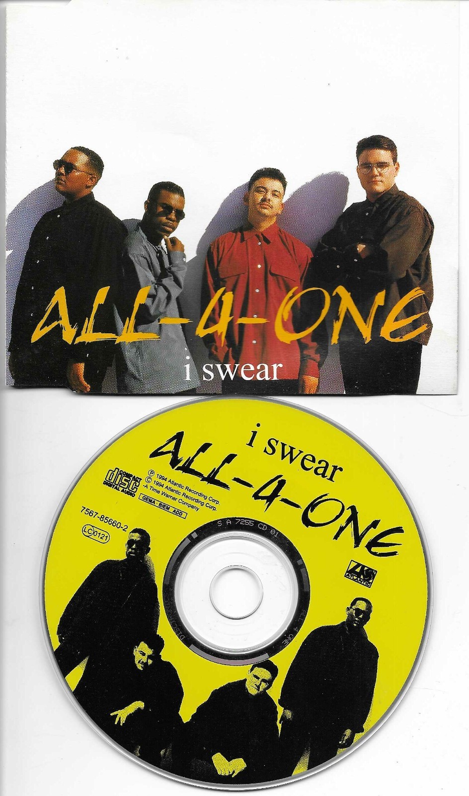 ALL 4 ONE I swear 4TRX w/ 2 RARE MIXES & RADIO EDIT Europe CD single USA seller