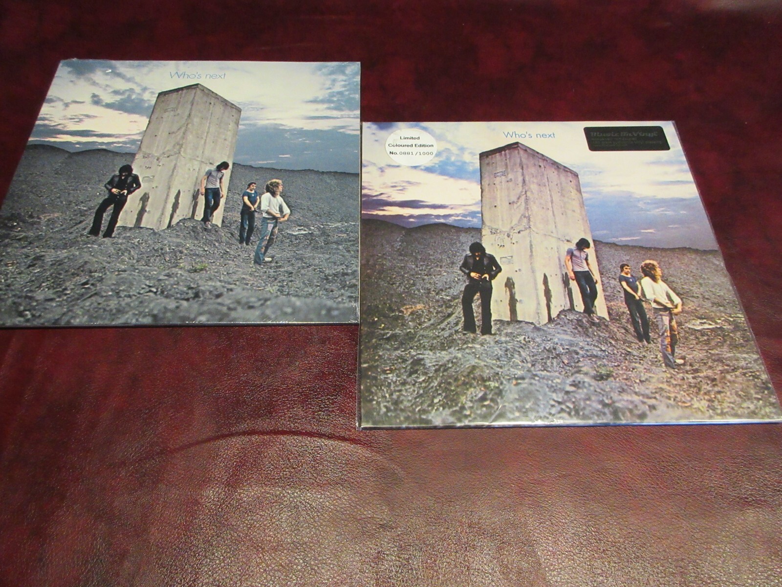 THE WHO NEXT VERIFIED NUMBERED COLORED VINYL 180G MOV LP + YOUNG VIC LIVE 3LPS