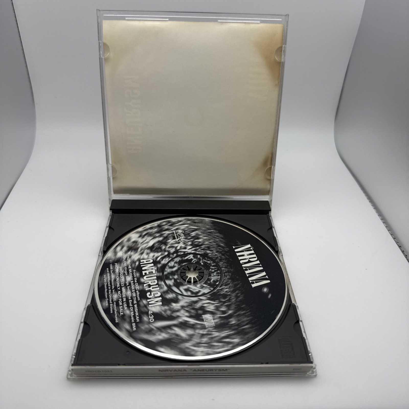 Nirvana – USA Promo CD Single Aneurysm (Pro-CD-1033) 1996