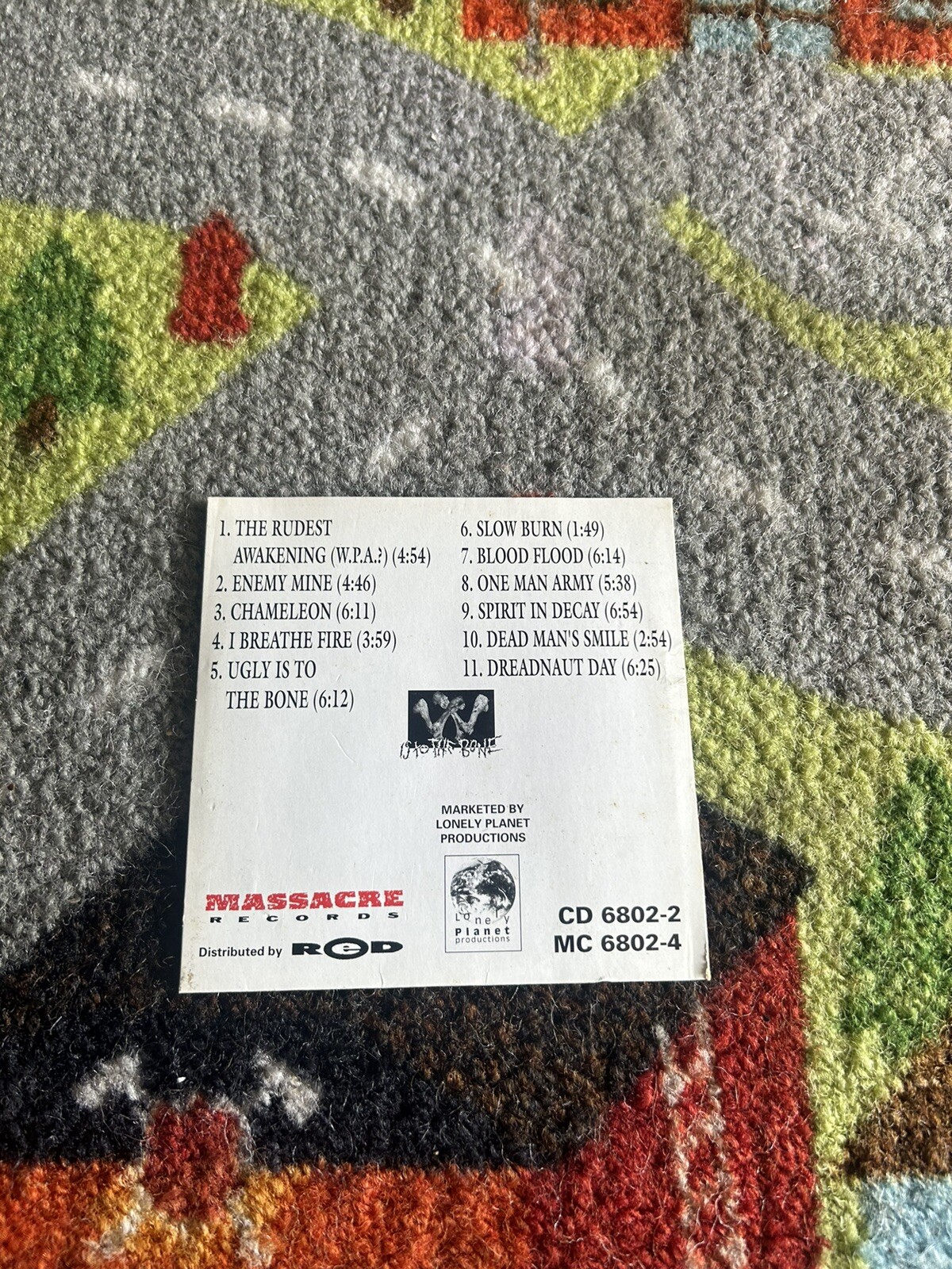 Wargasm – Ugly ULTRA RARE promo advance CD ’93