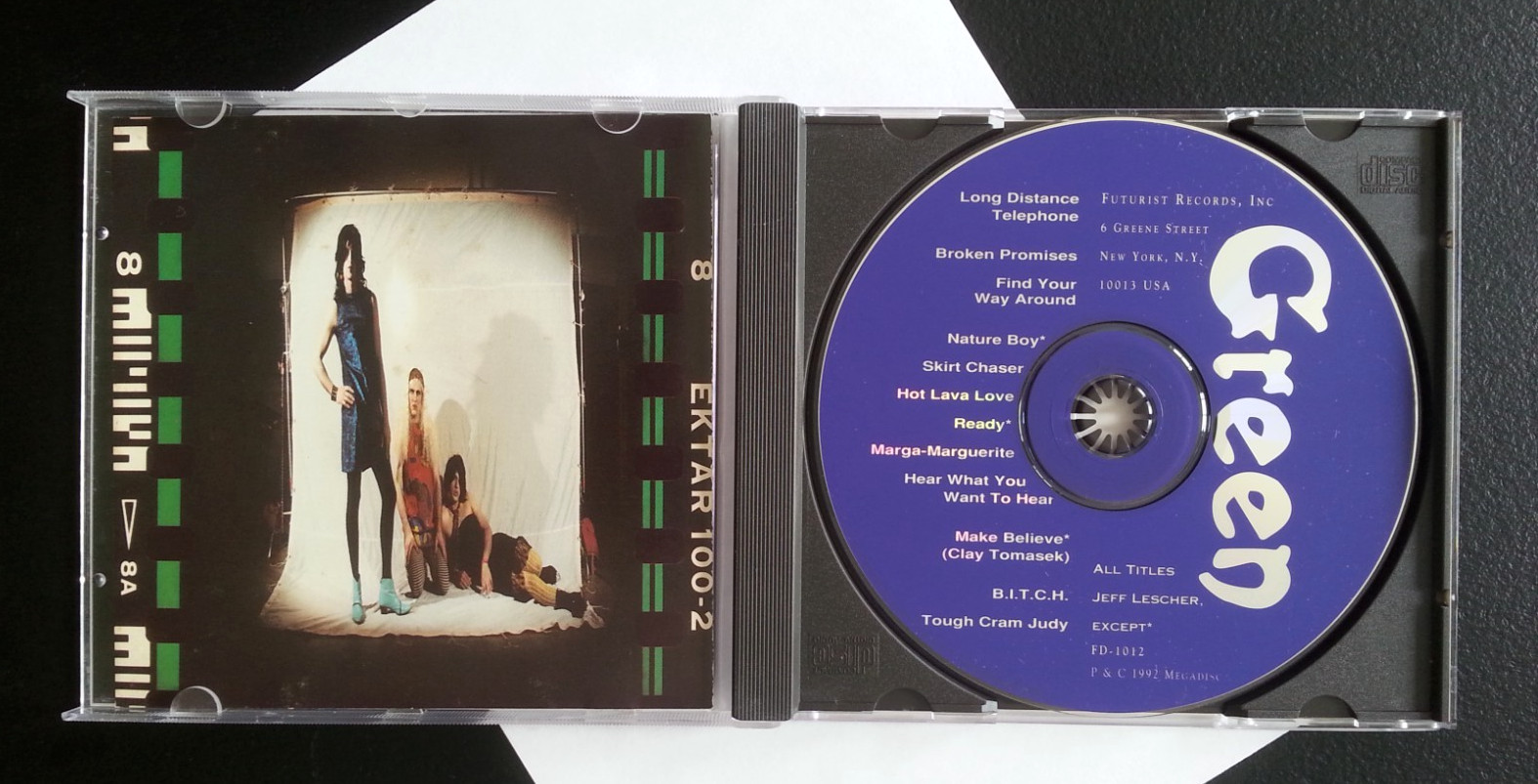 CD : Green – The Pop Tarts 1992 Futurist Records – Disc is in Mint Condition
