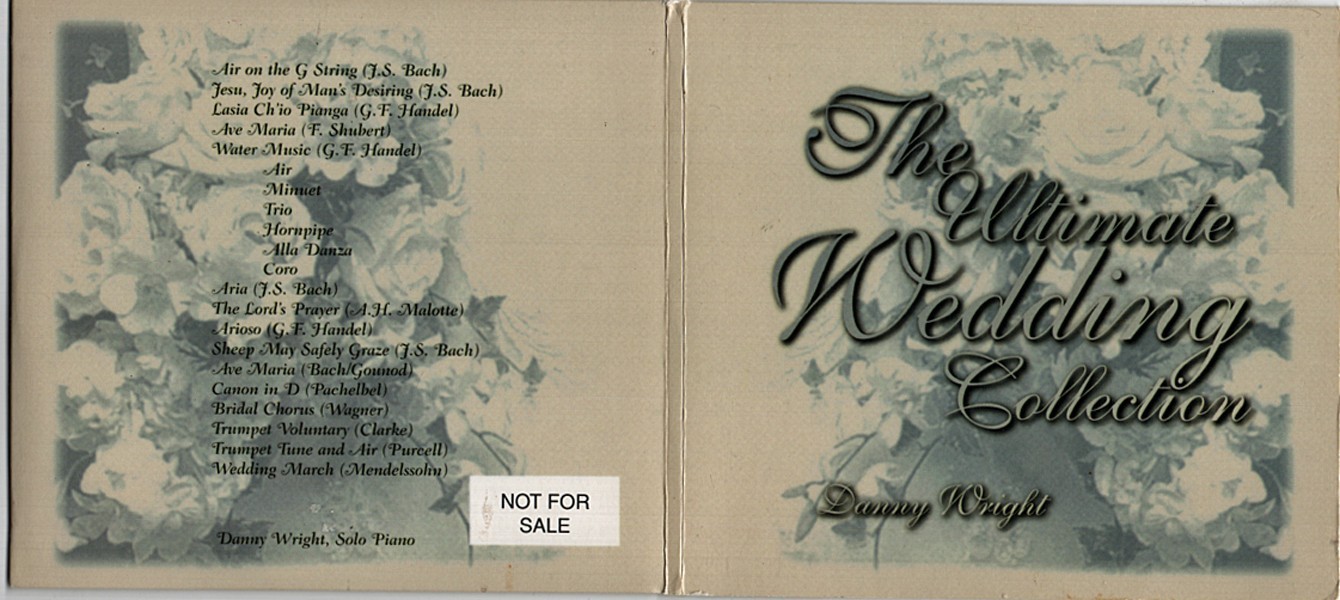 The Ultimate Wedding Collection – Promo ~ Danny Wright ~ Classical ~ CD ~ Good