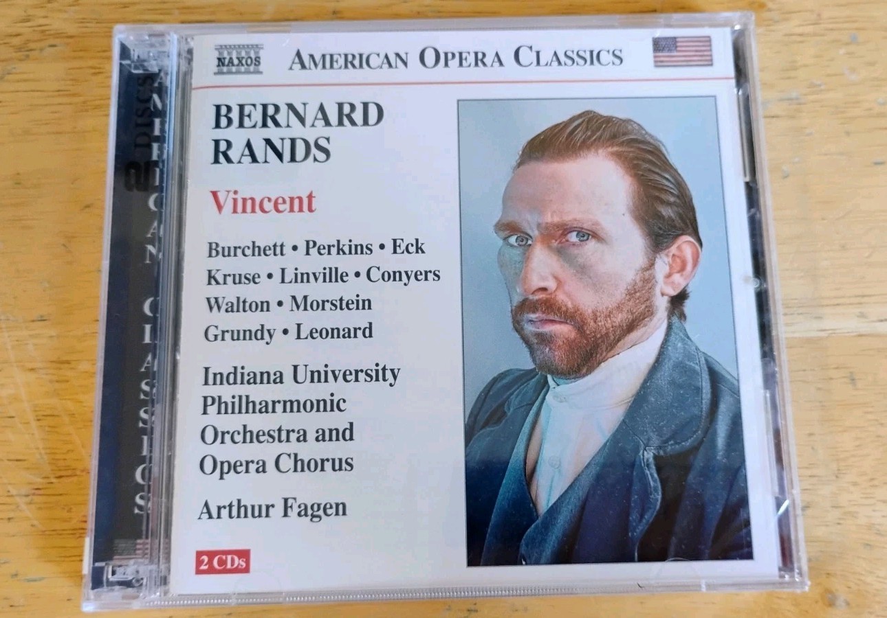 Bernard Rands: Vincent Music CDs ft Various Classical Artists [NEW] Modern Opera