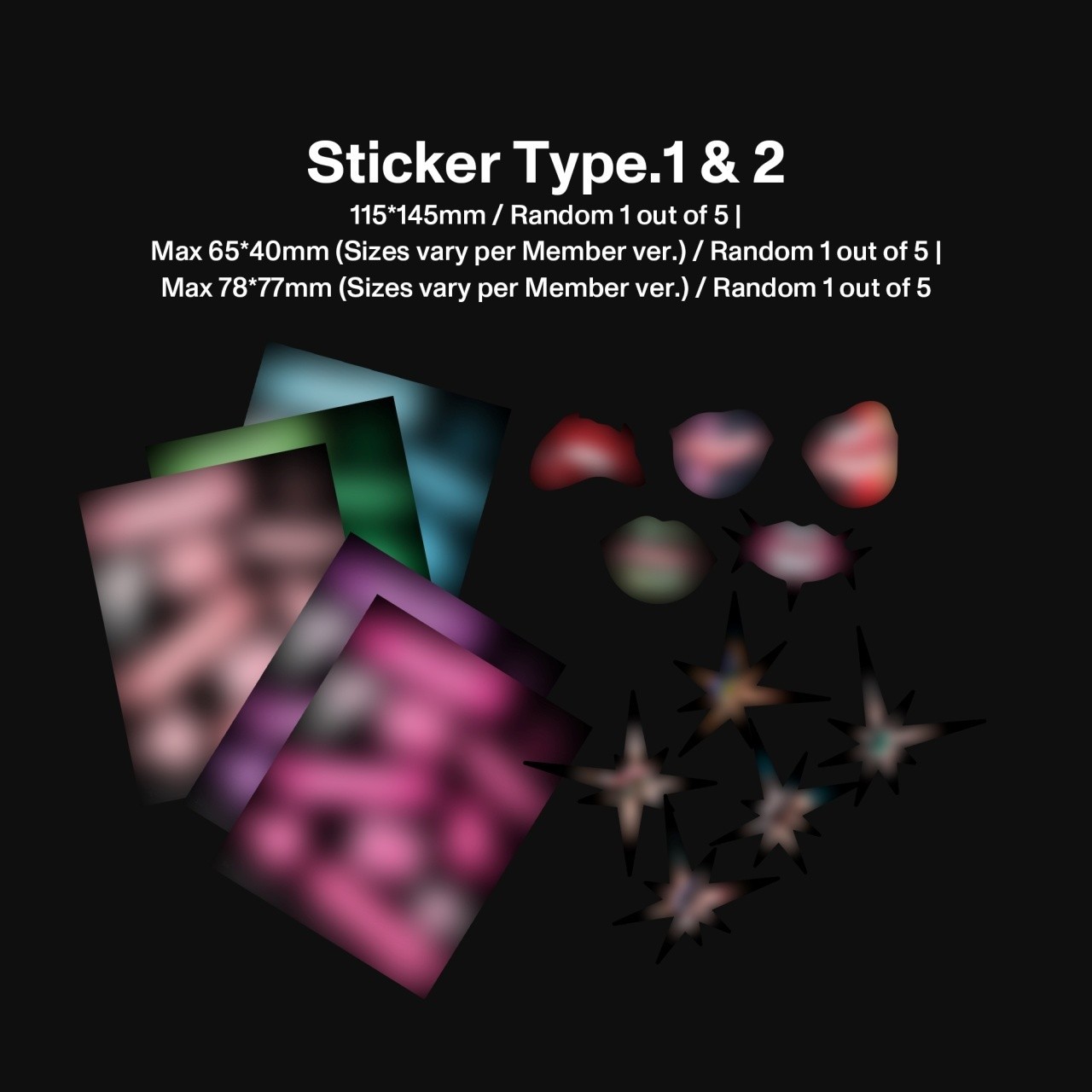 KATSEYE Album [WILD] MEMBER Ver CD+P.Book+Disguise Print+2ea P.Card+Sticker+etc
