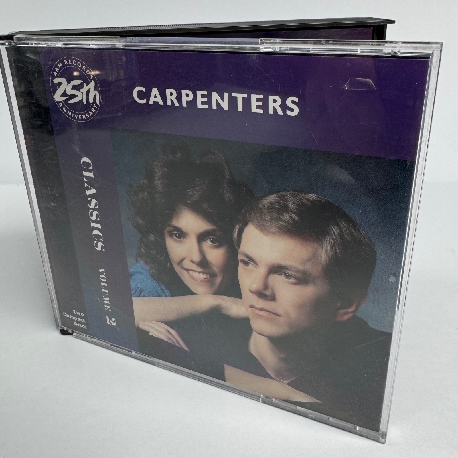 Carpenters Classics Volume 2 CD 2-Disc Set A&M Records 25th Anniversary 1987