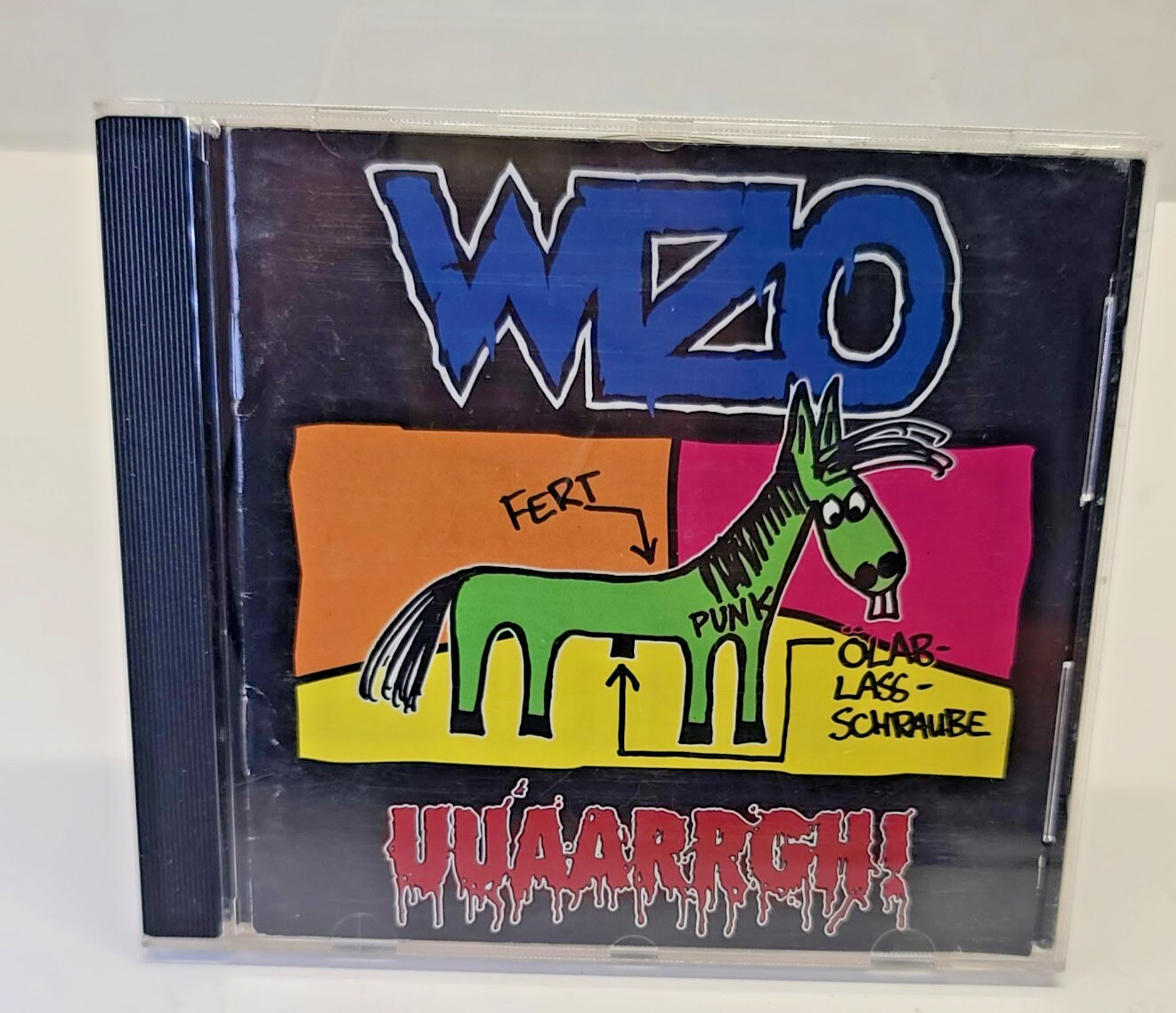 WIZO UUAARRGH! Punk Music CD Genuine German Germany Complete Art Insert