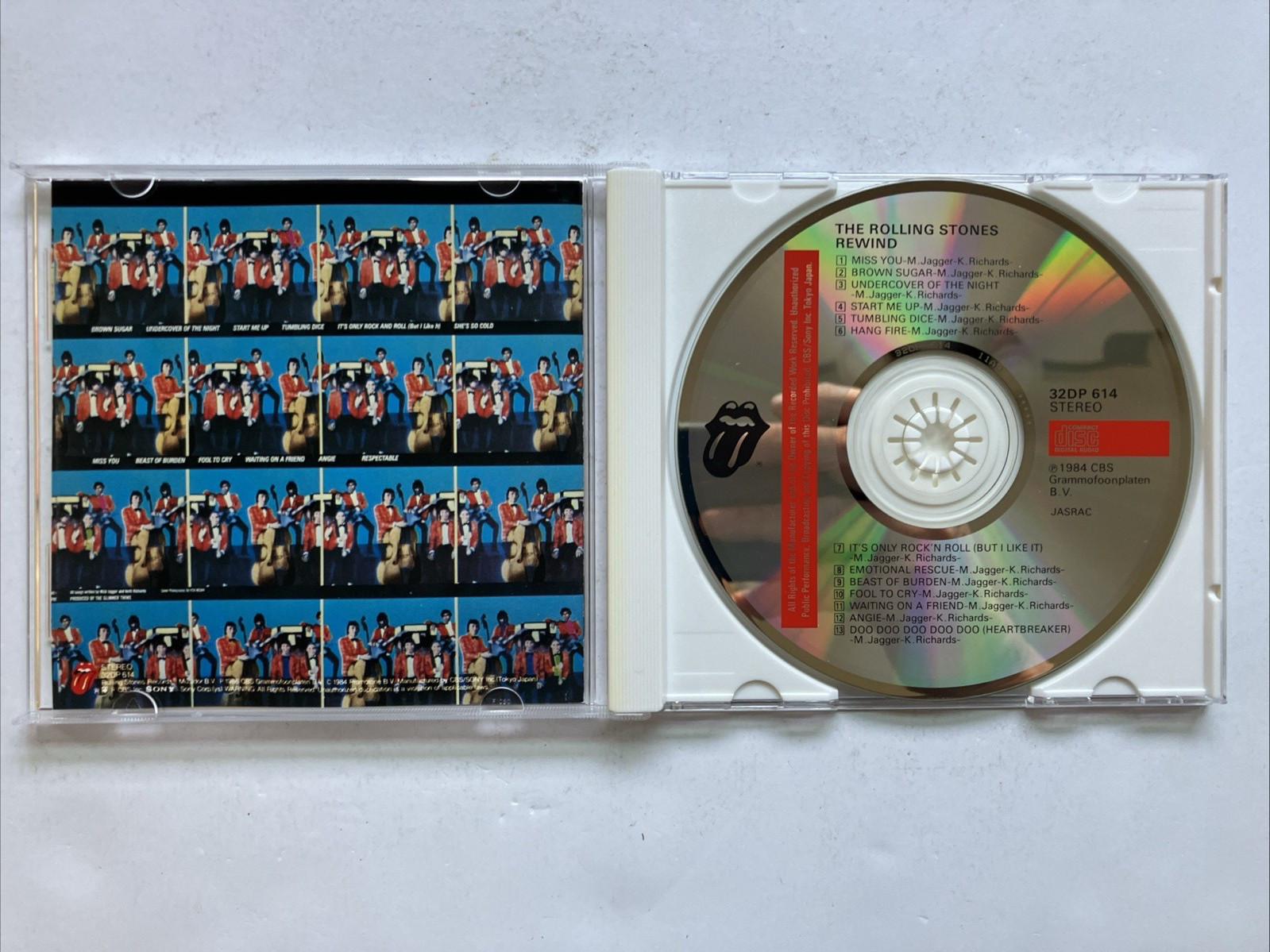 Rewind (1971-1984) by The Rolling Stones (CD, Columbia) Import – Japan, Like New