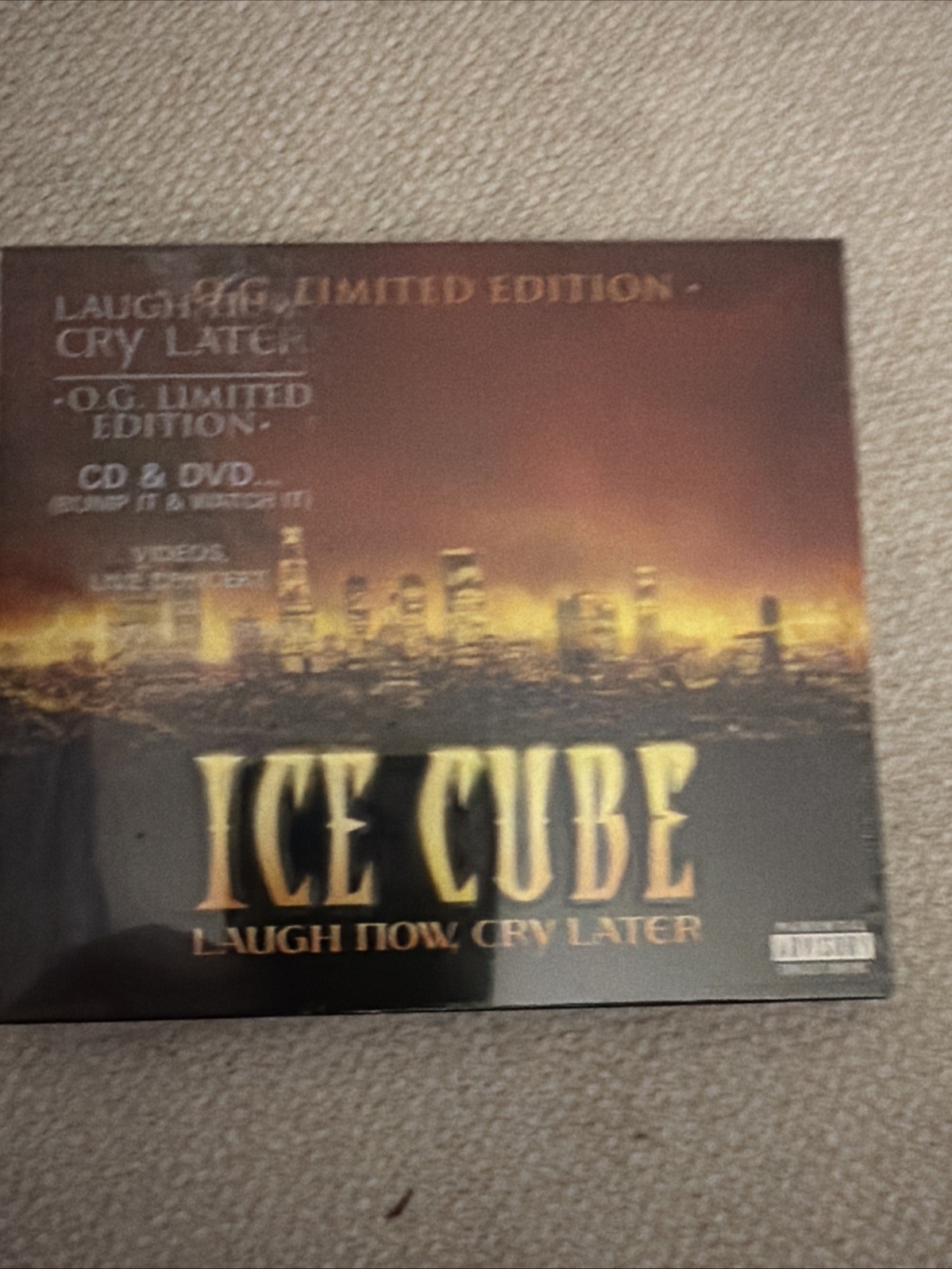 ICE CUBE LAUGH NOW CRY LATER (2006) O.G. LIMITED EDITION CD DVD SET