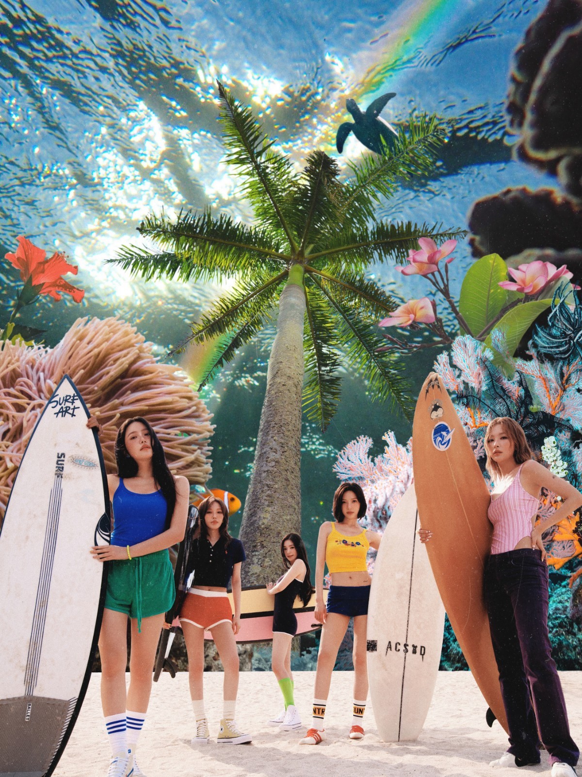 K-POP RED VELVET Mini Album [Velvet Summer] High Tide Ver. CD+Book+P.Card+Poster