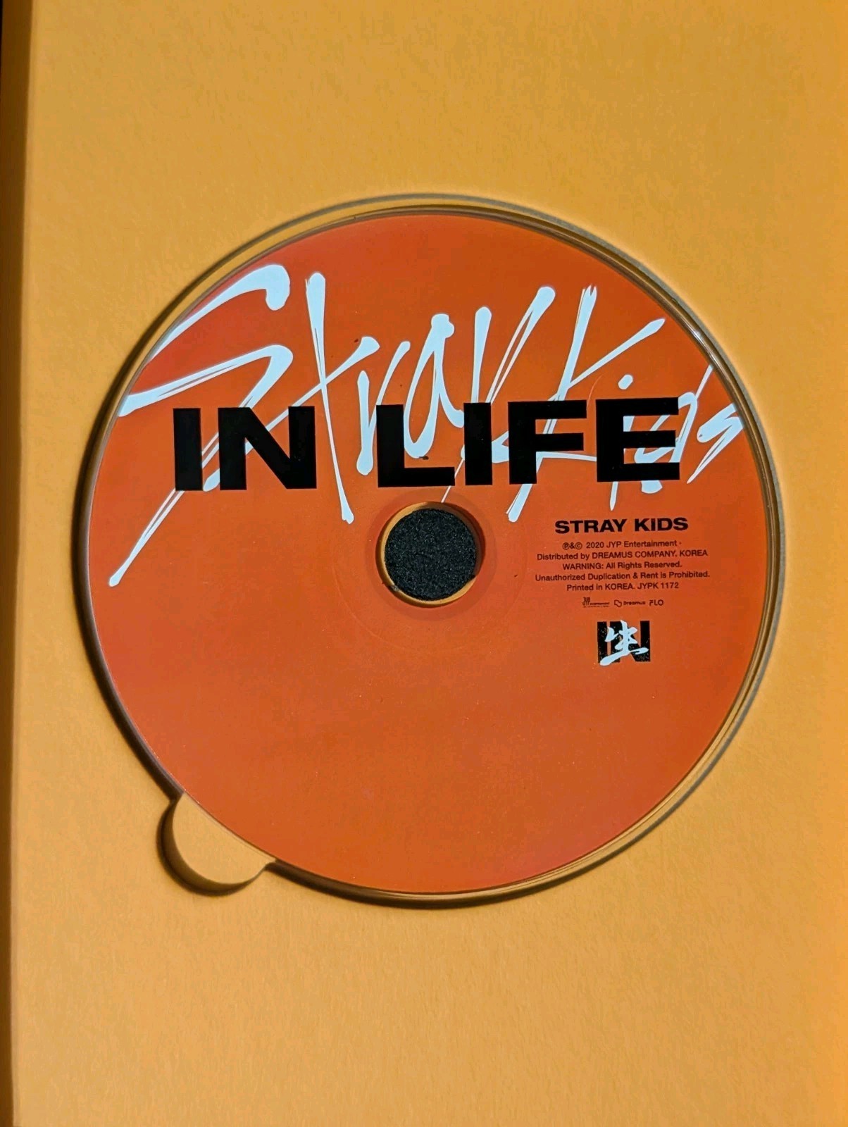 Stray Kids IN LIFE Orange K-Pop CD Album with Photocards & Group Postcard 2020