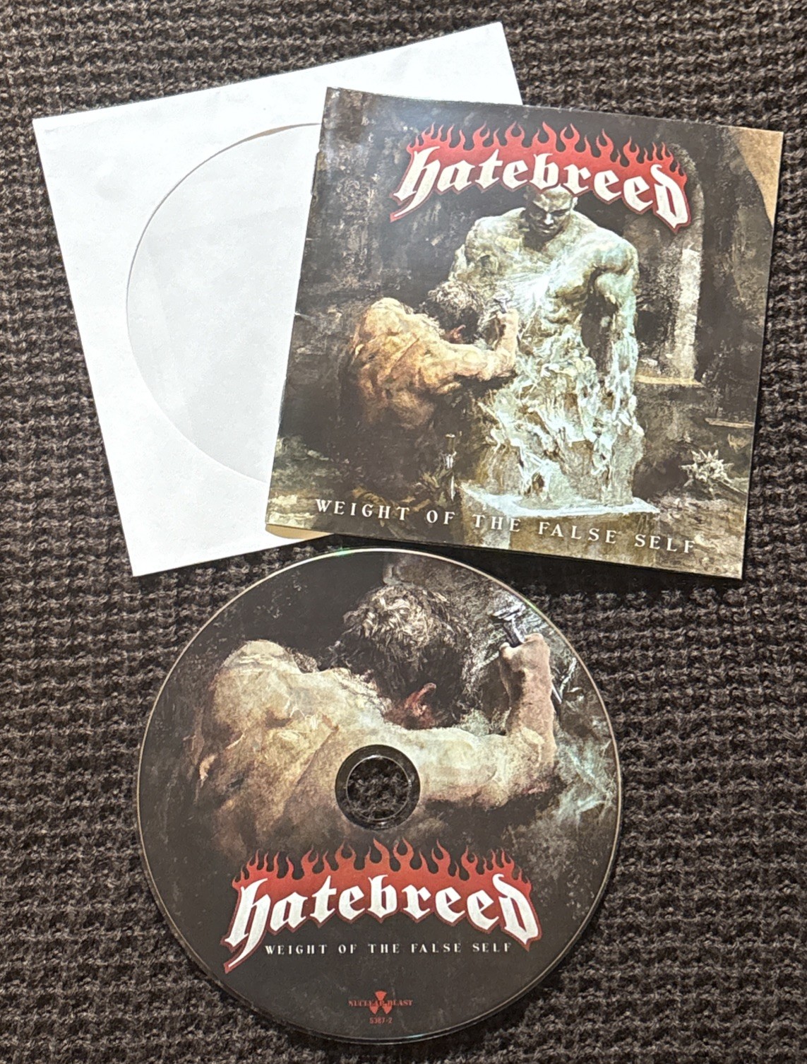Weight of the False Self by Hatebreed (CD, 2020) – CD + BOOKLET ONLY