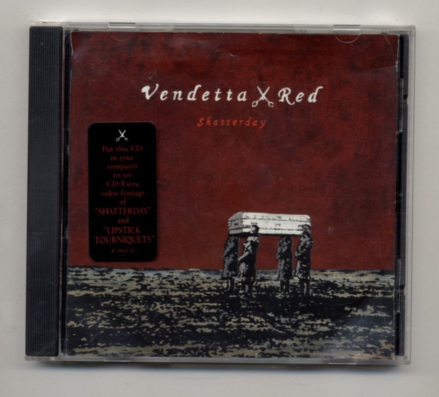 VENDETTA RED – Shatterday / Promo CD Maxi Single / 2003 Epic ESK 59139