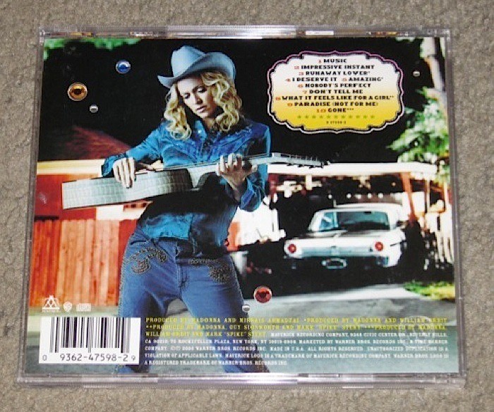 Madonna – Music (CD, 2000, Warner Bros. Records)