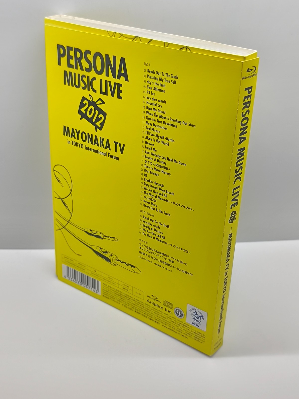 Persona Music Live 2012 Mayonaka TV Blu-ray CD Japan Import Aniplex obi