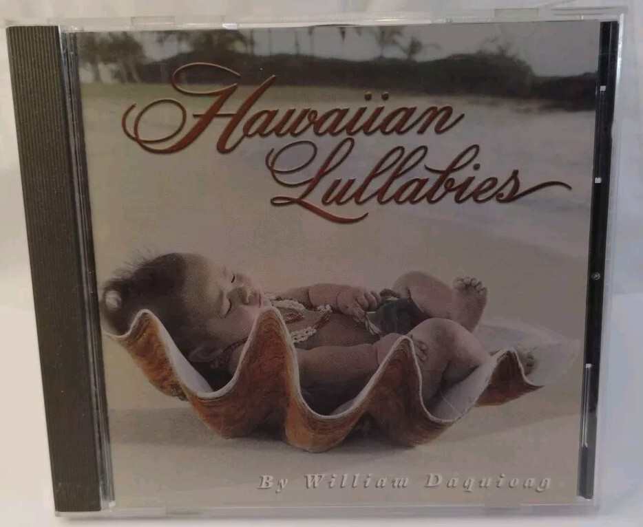 WILLIAM DAQUIOAG – Hawaiian Lullabies ORIGINAL CD 1999 🌺🌺🌺🌺