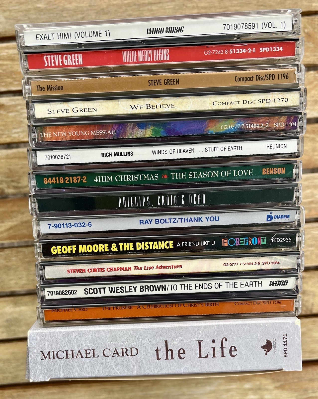 15 CD LOT CCM 1990s CONTEMPORARY CHRISTIAN MUSIC RICH MULLINS MICHAEL CARD 4HIM