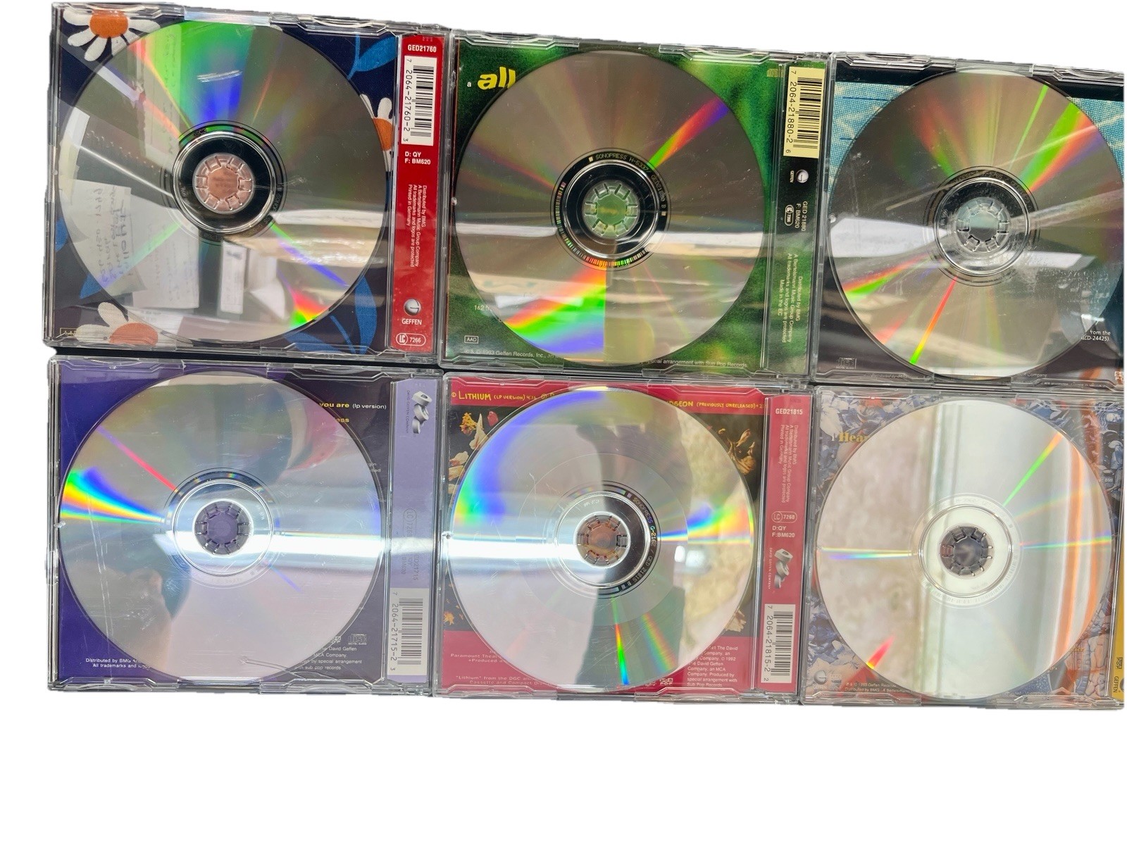 Nirvana “Singles” CD Box Set, 1995, Geffen Records
