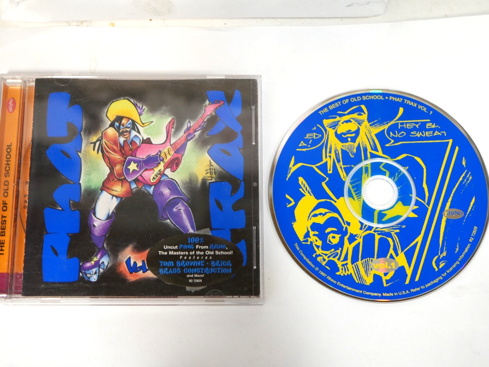 CD – Phat Trax The Best Of Old School Funk Funkadelic- Volume 1 with 10 songs