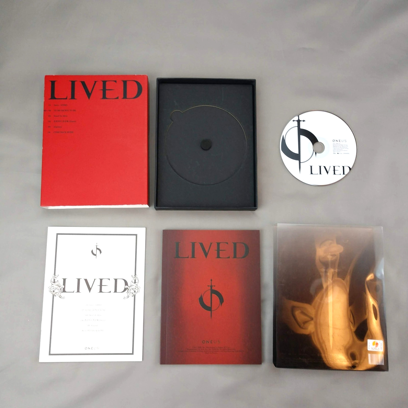 ONEUS Lived I Lived To Tell It All Red CD 2020 RBW K-Pop Pop 4th Mini Album